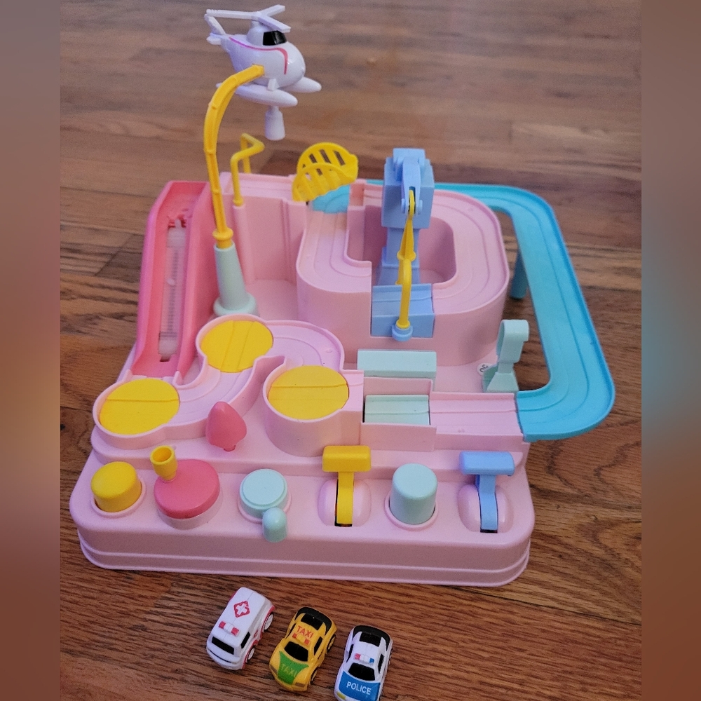 Interactive ( See Video) Toy Set with No batteries Needed.